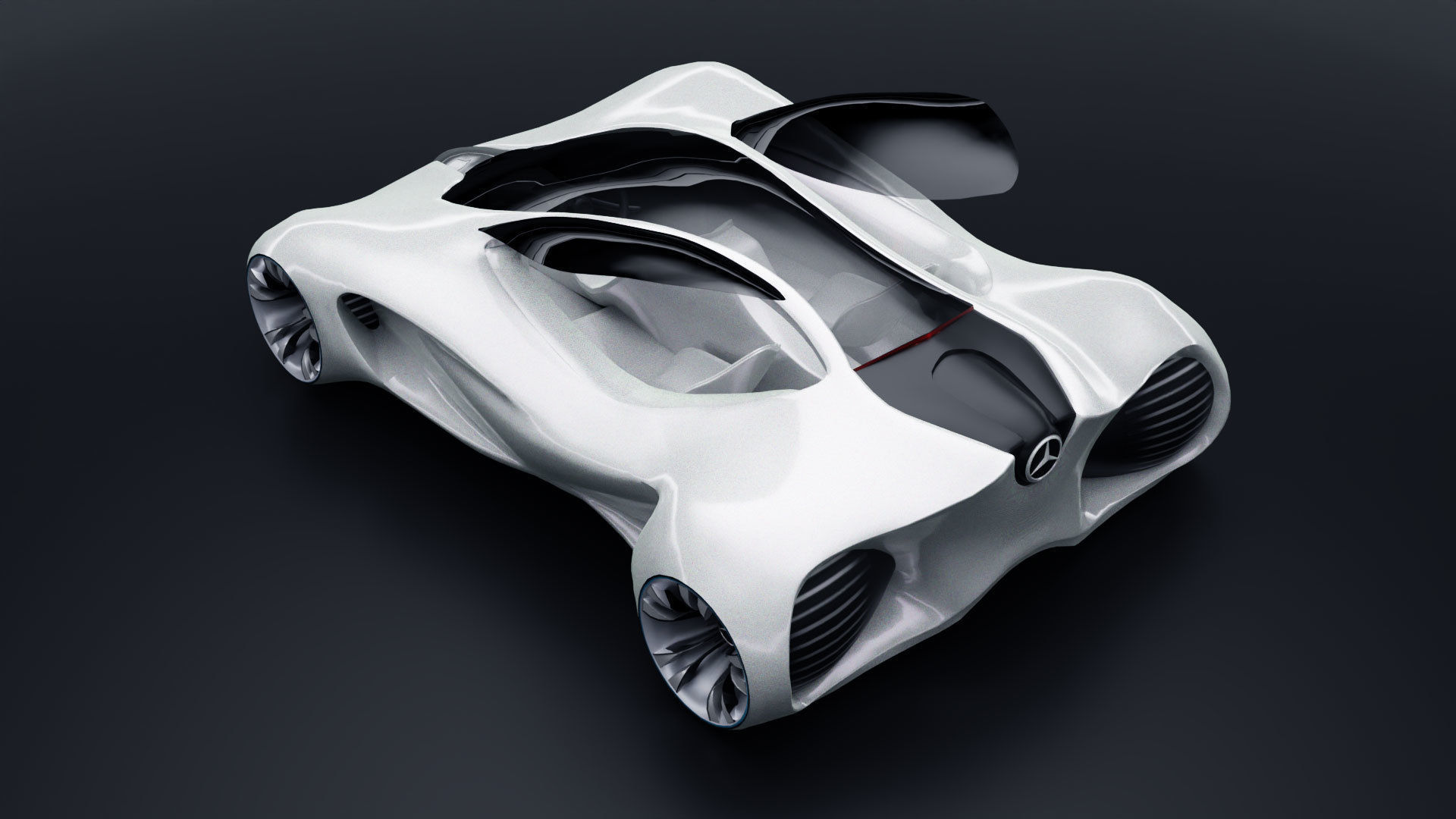 Mercedes Benz Biome Low-poly 3D model_9