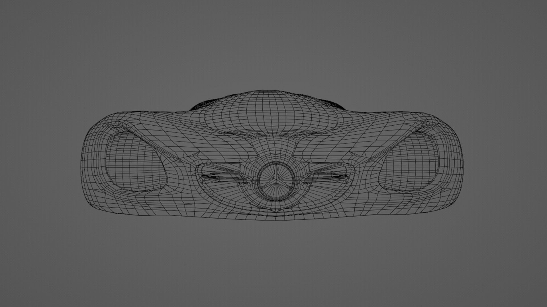 Mercedes Benz Biome Low-poly 3D model_17