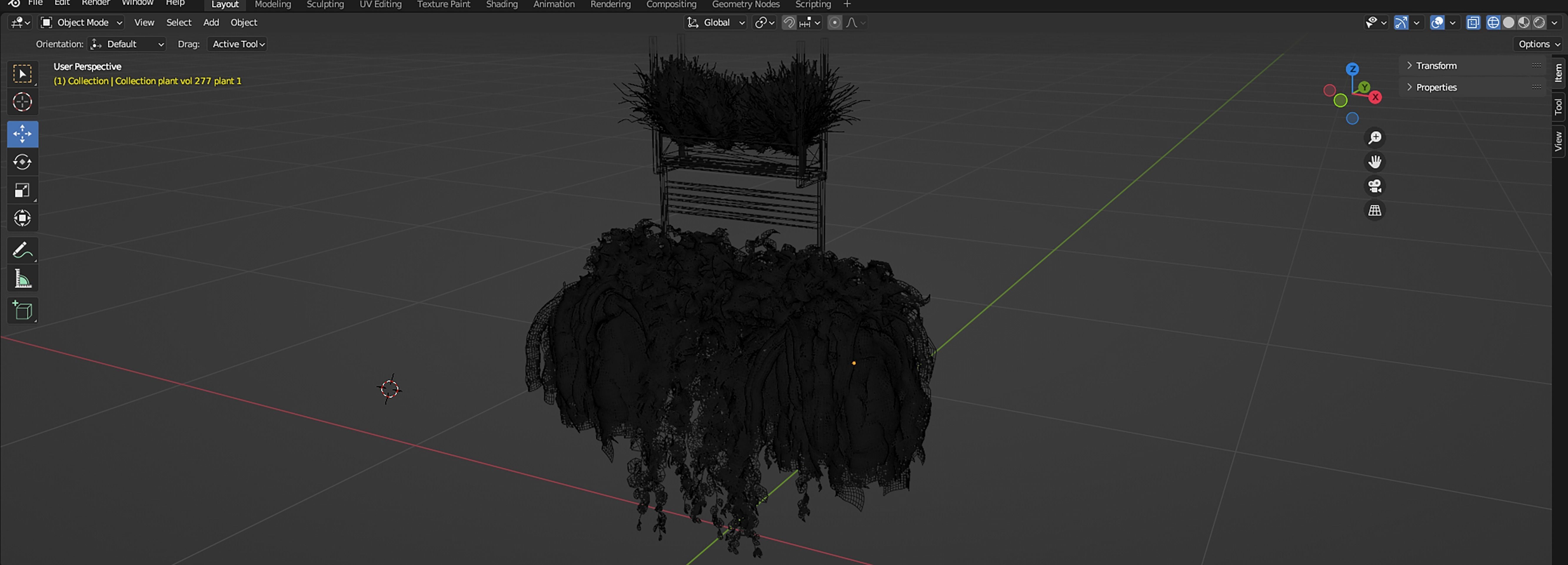 Collection plant vol 277 - blender model  3D model_7