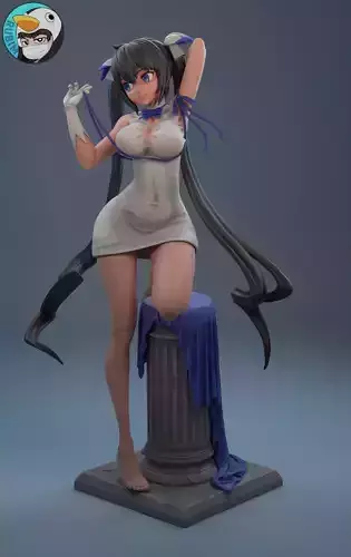 Hestia Is It Wrong to Try to Pick Up Girls in a Dungeon 3D print model