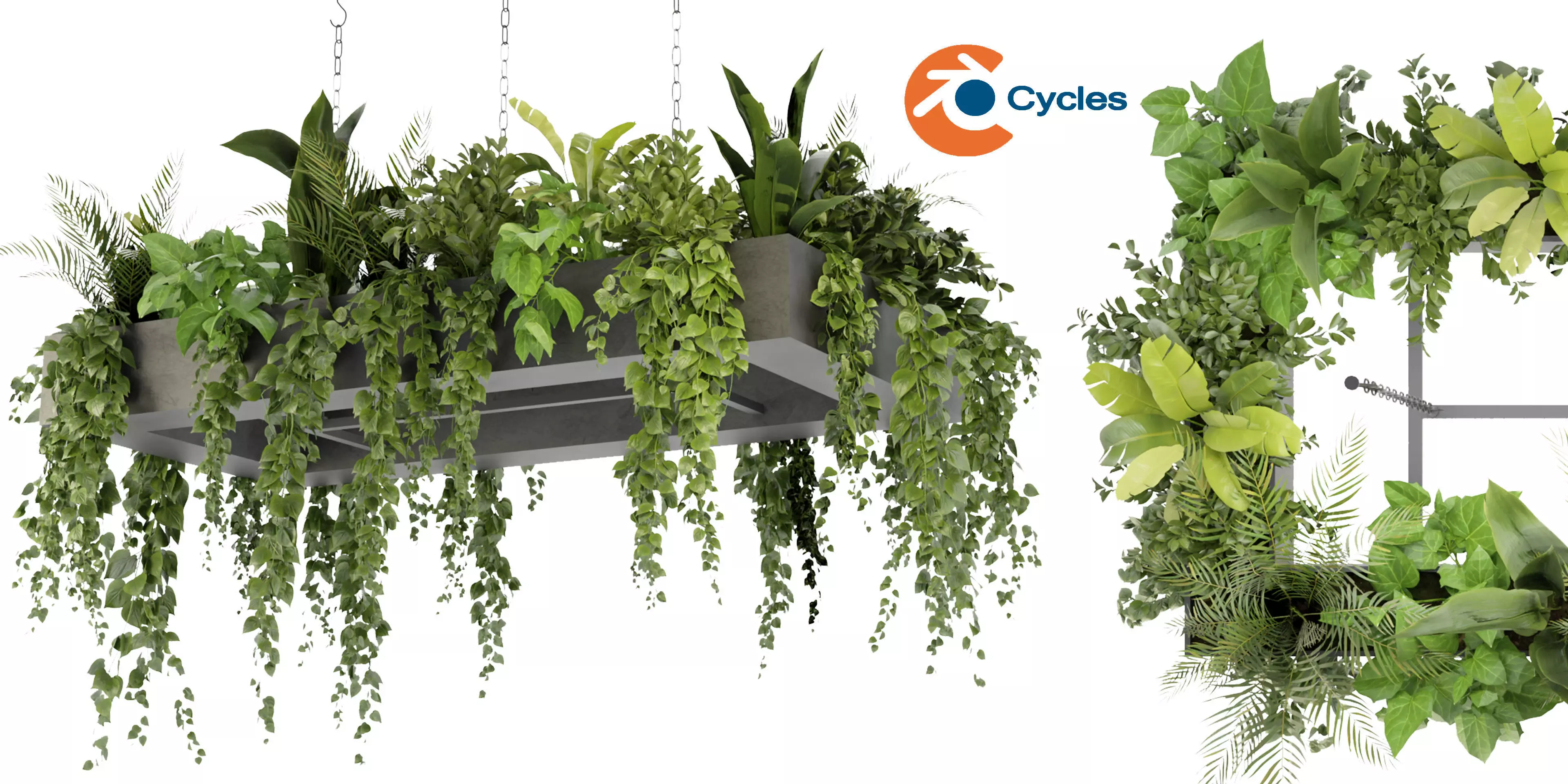 Collection plant vol 279 - blender model 3D model