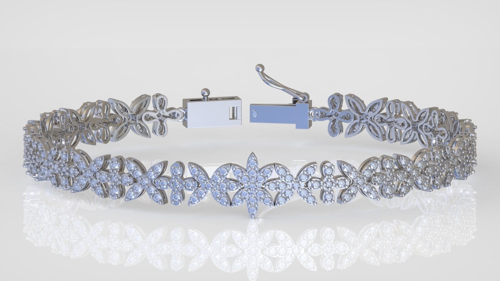 Bracelet model 3D printable model 0023-15 3D print model_3