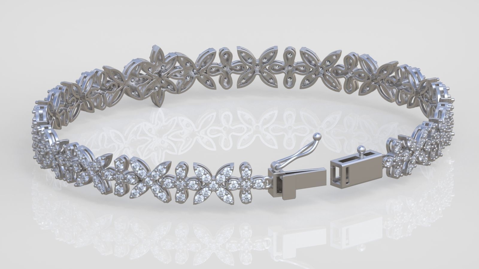 Bracelet model 3D printable model 0023-15 3D print model_4