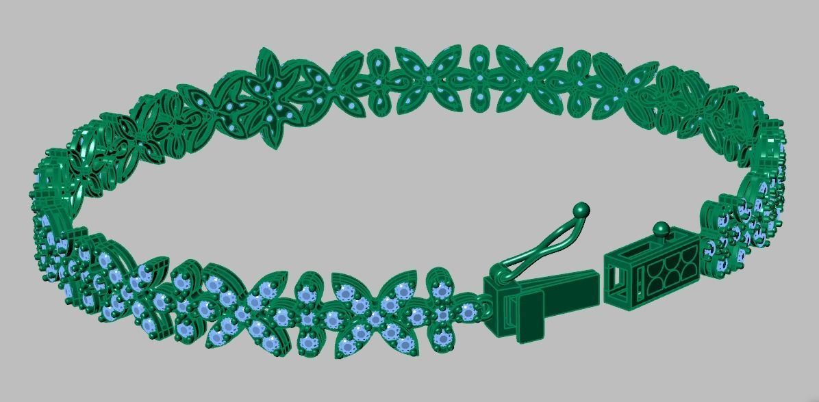 Bracelet model 3D printable model 0023-15 3D print model_15