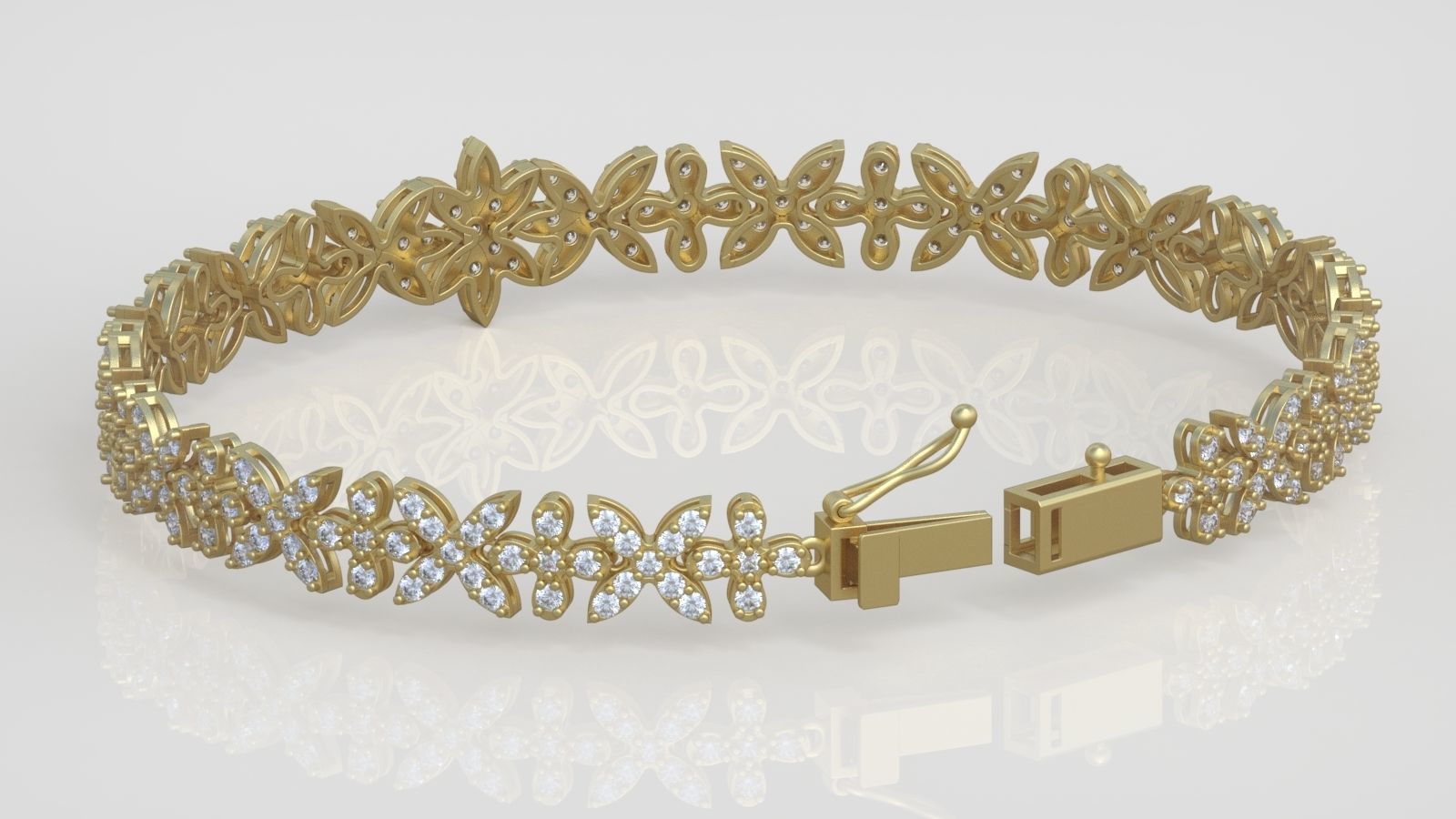 Bracelet model 3D printable model 0023-15 3D print model_5