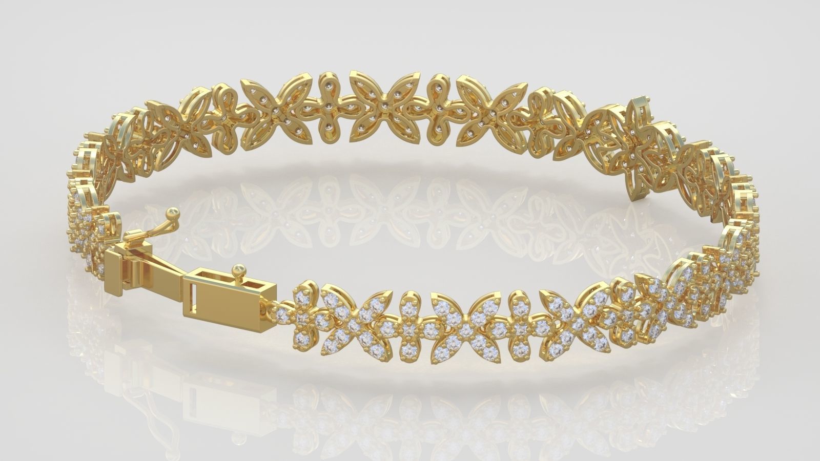 Bracelet model 3D printable model 0023-15 3D print model_6