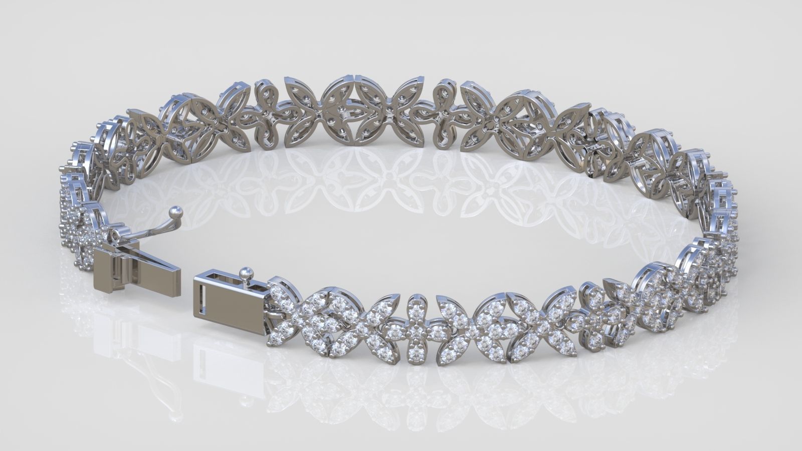 Bracelet model 3D printable model 0024-14 3D print model_3