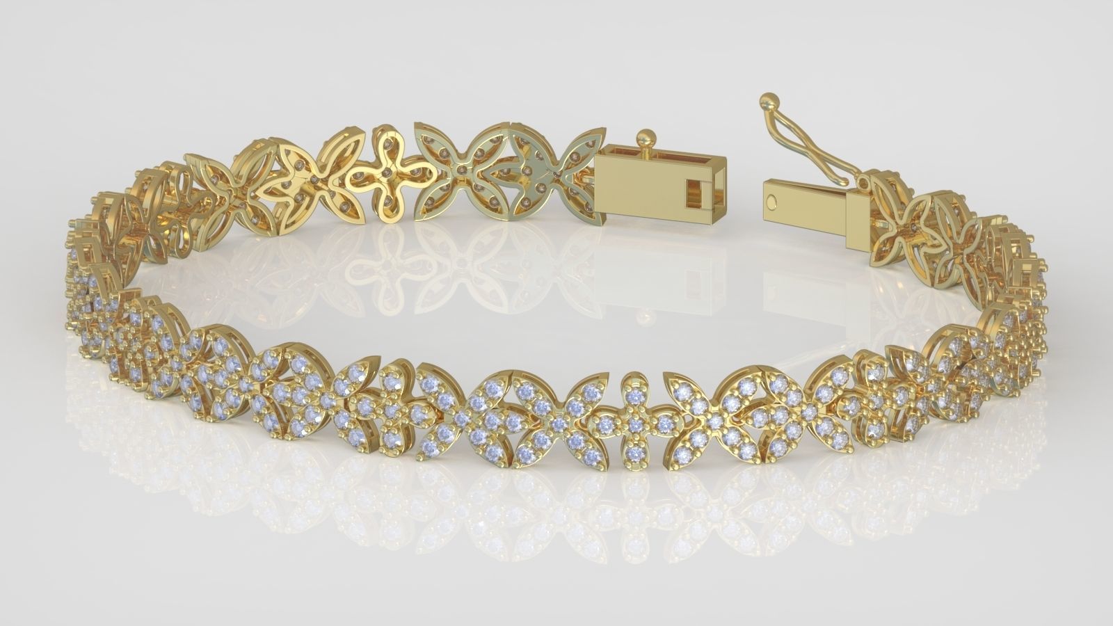 Bracelet model 3D printable model 0024-14 3D print model_6