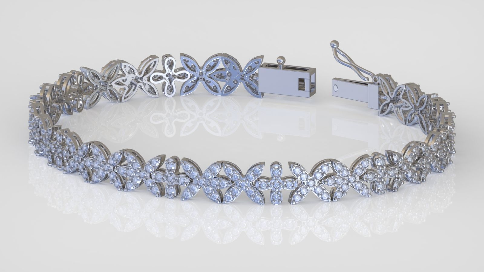 Bracelet model 3D printable model 0024-14 3D print model_7