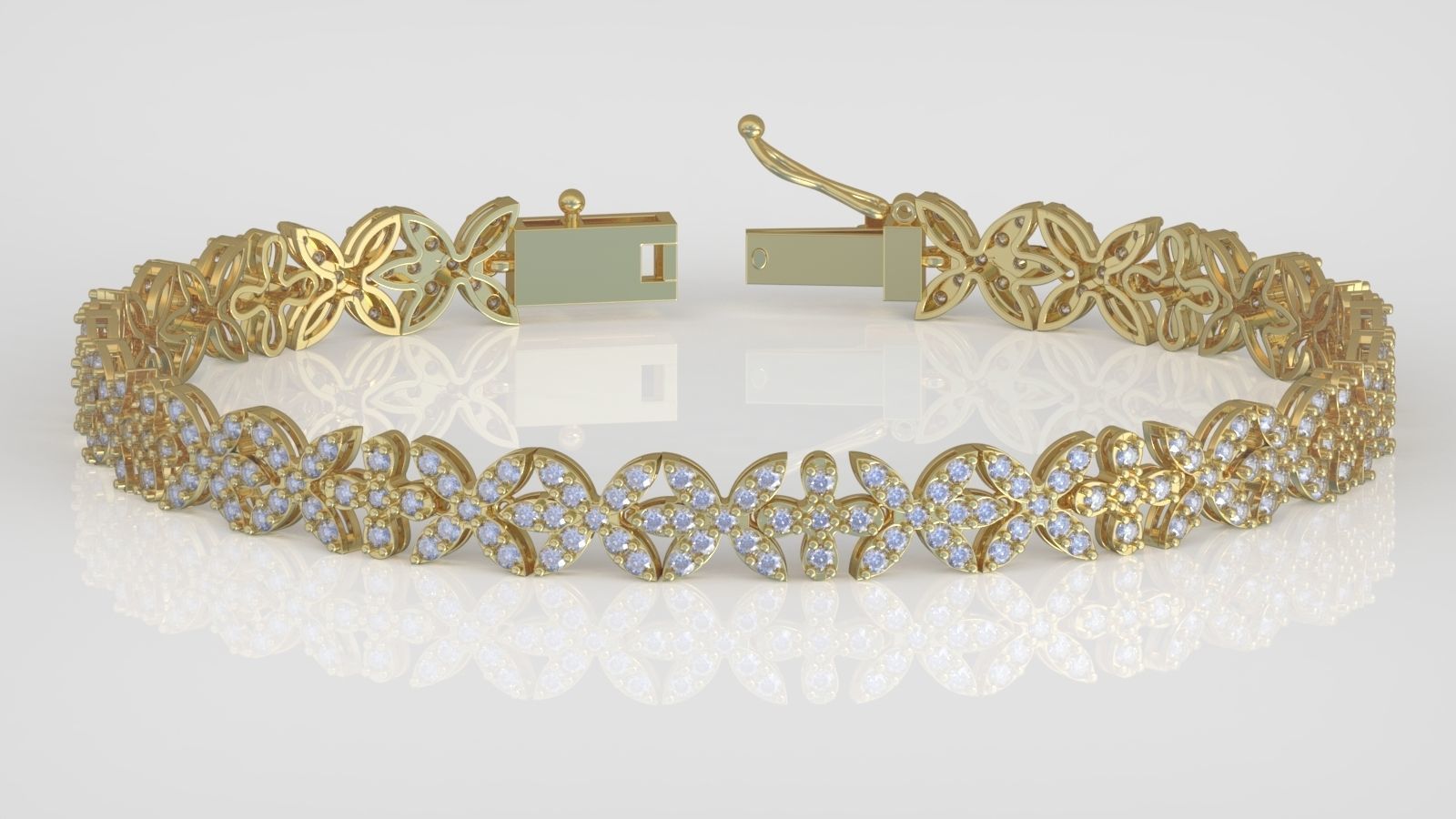 Bracelet model 3D printable model 0024-14 3D print model_1