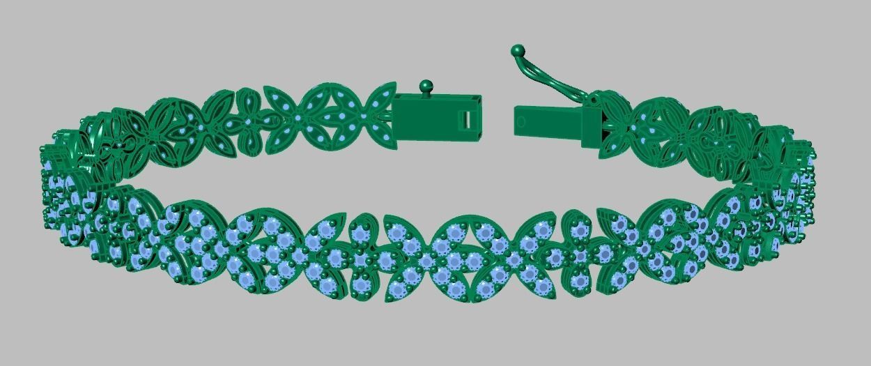 Bracelet model 3D printable model 0024-14 3D print model_16