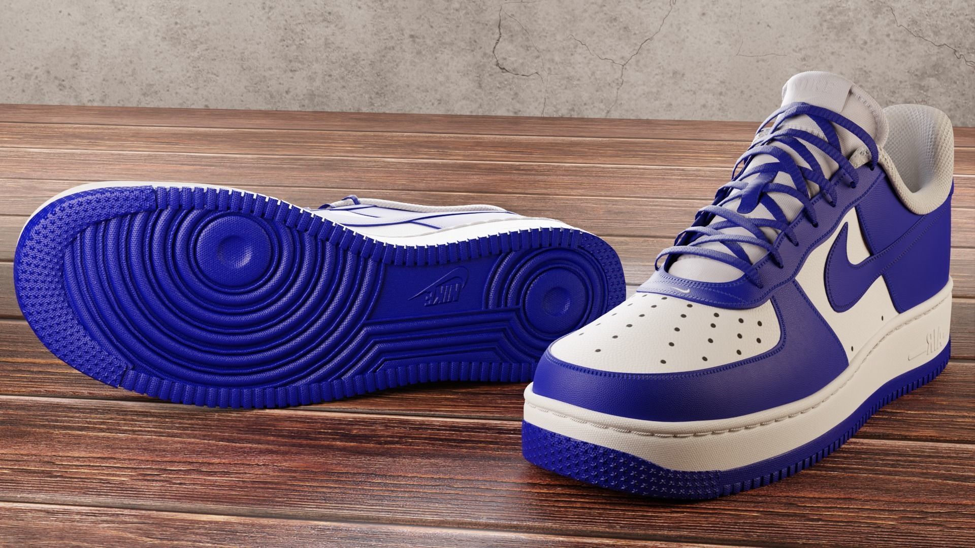Air Force 1 14 Pieces 3D Model Collection_21