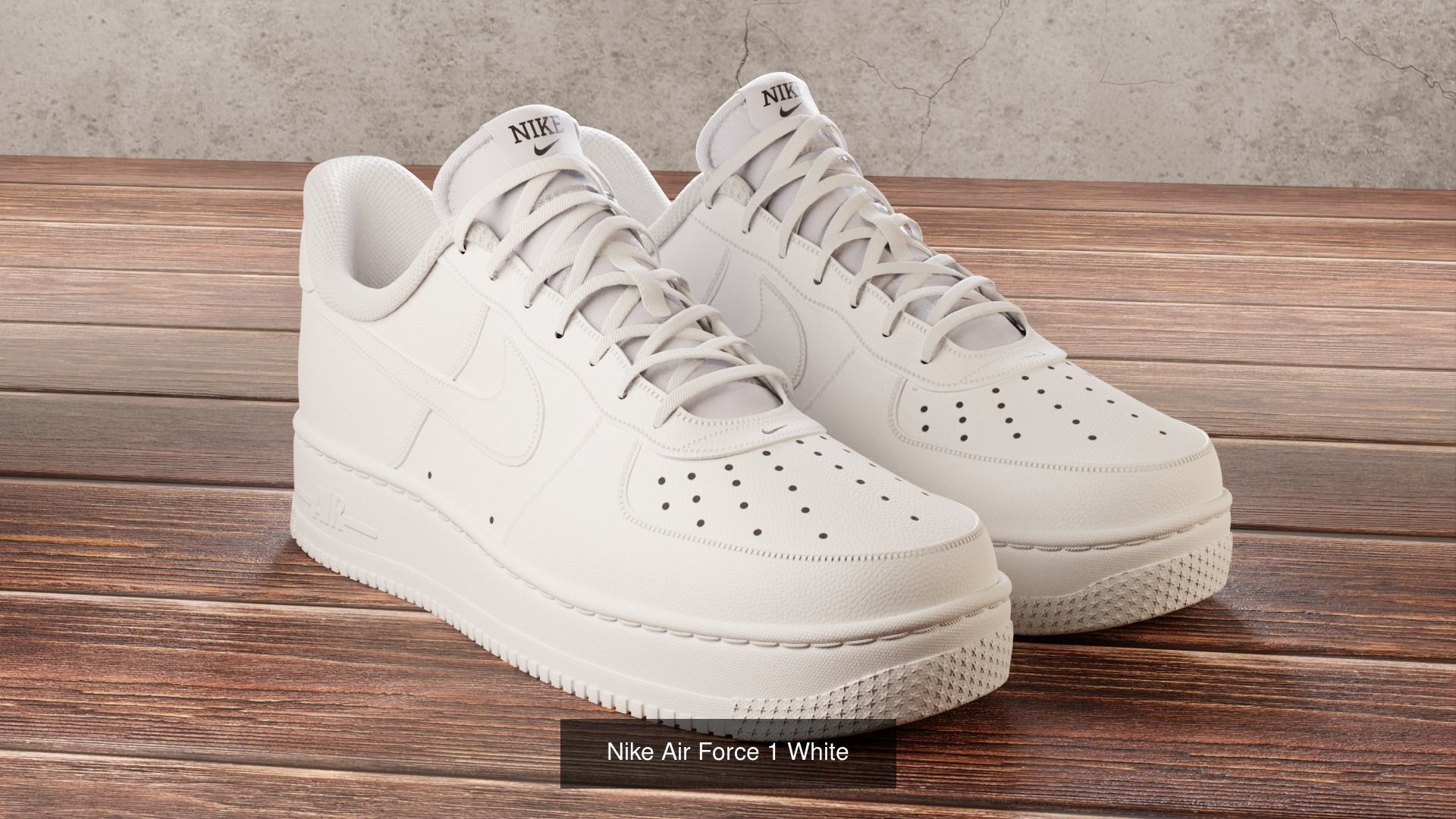 Air Force 1 14 Pieces 3D Model Collection_6