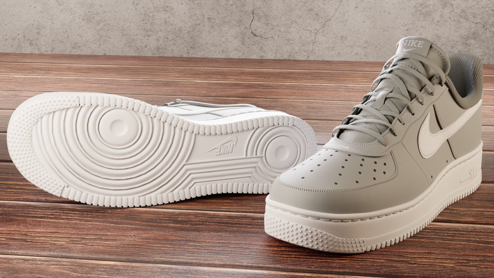 Air Force 1 14 Pieces 3D Model Collection_24
