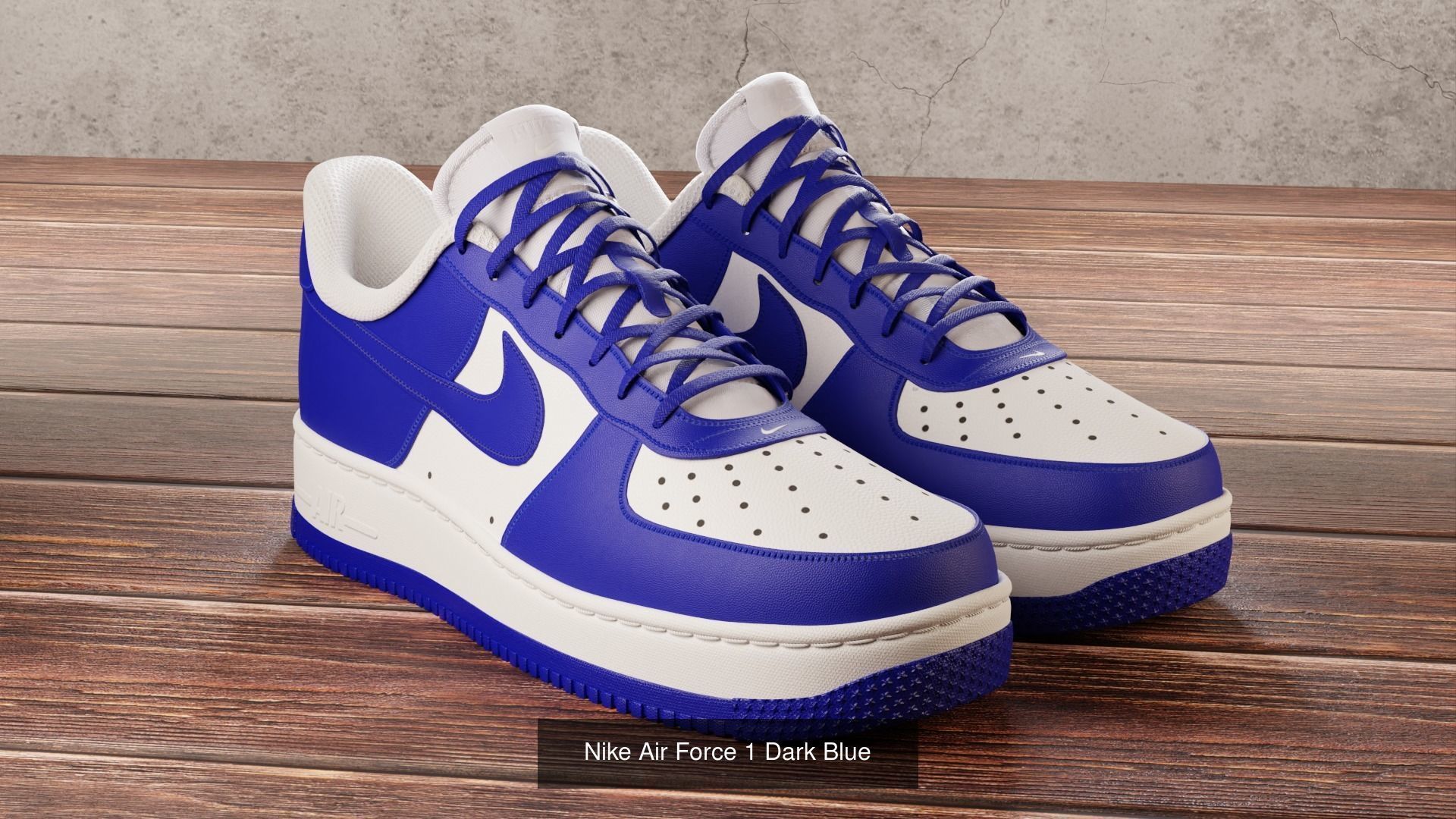 Air Force 1 14 Pieces 3D Model Collection_8