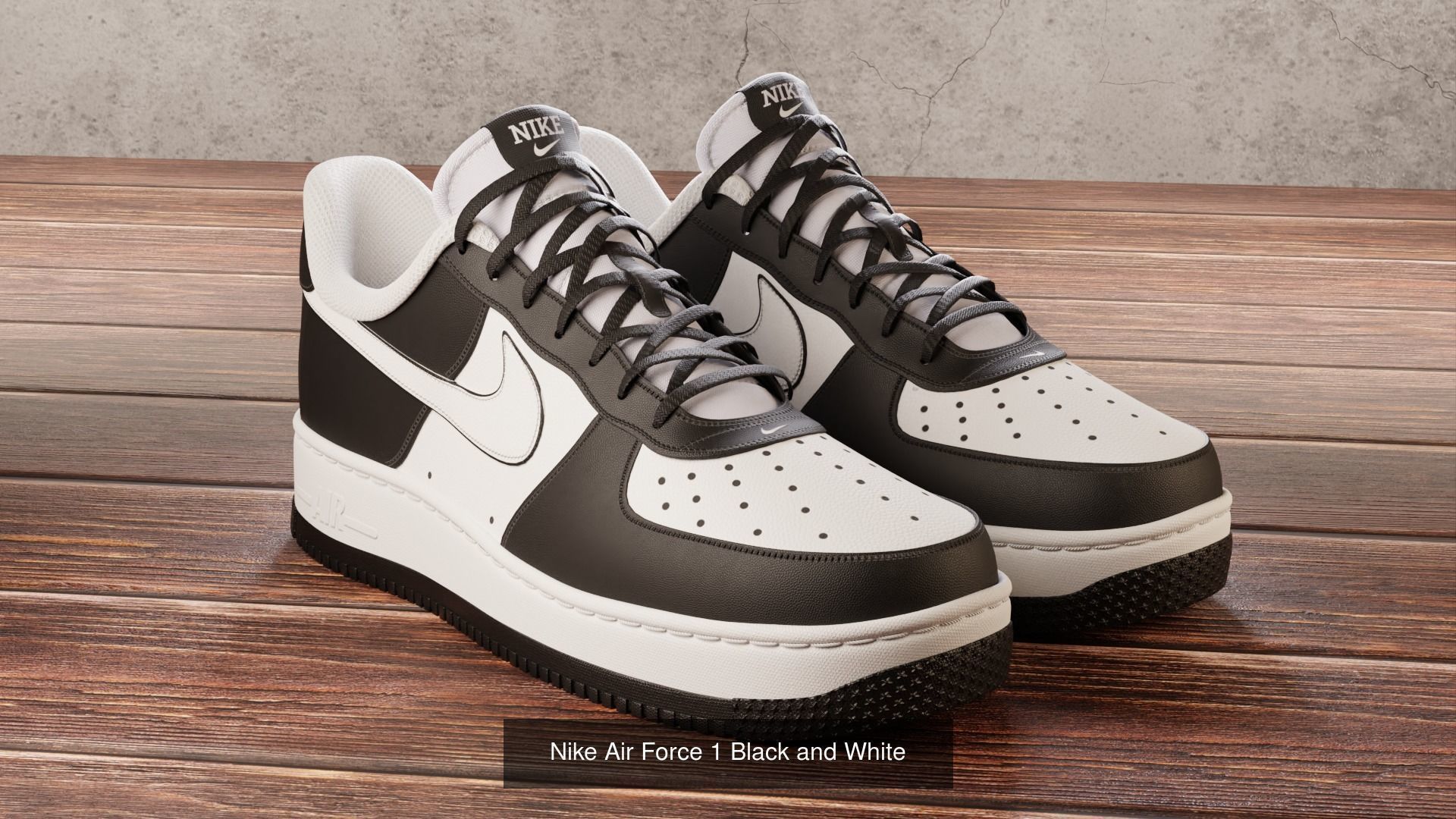 Air Force 1 14 Pieces 3D Model Collection_9