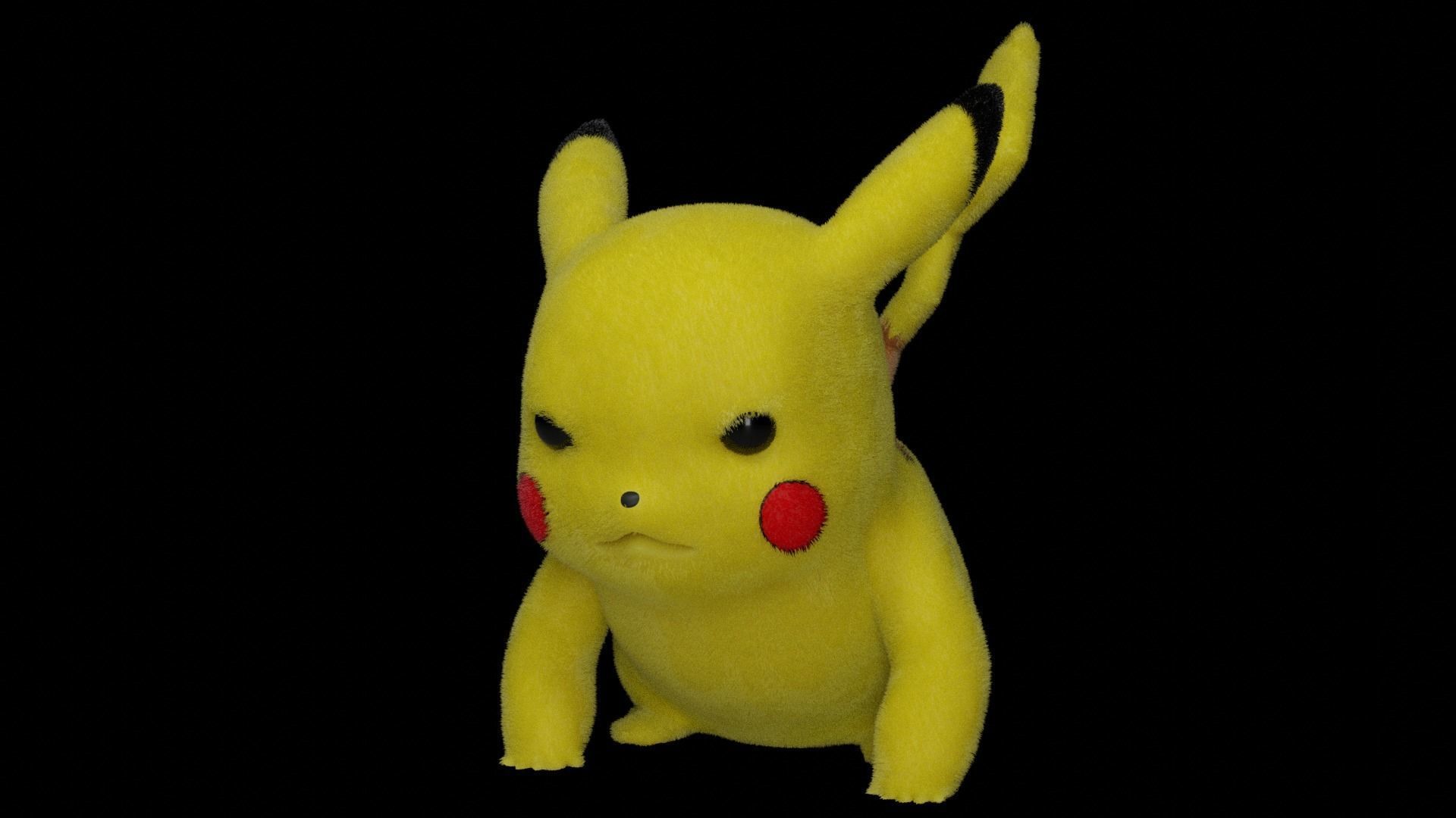 Pikachu  3D model_2