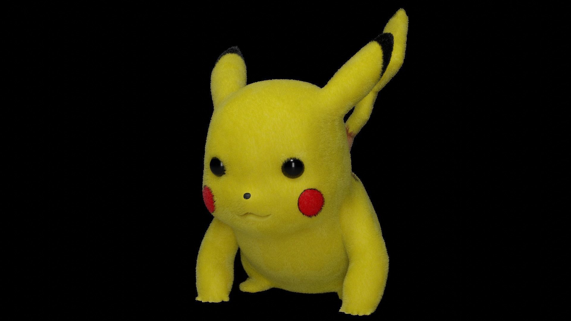 Pikachu  3D model_3