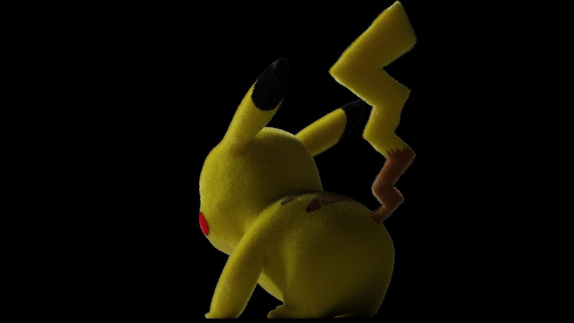 Pikachu  3D model_4