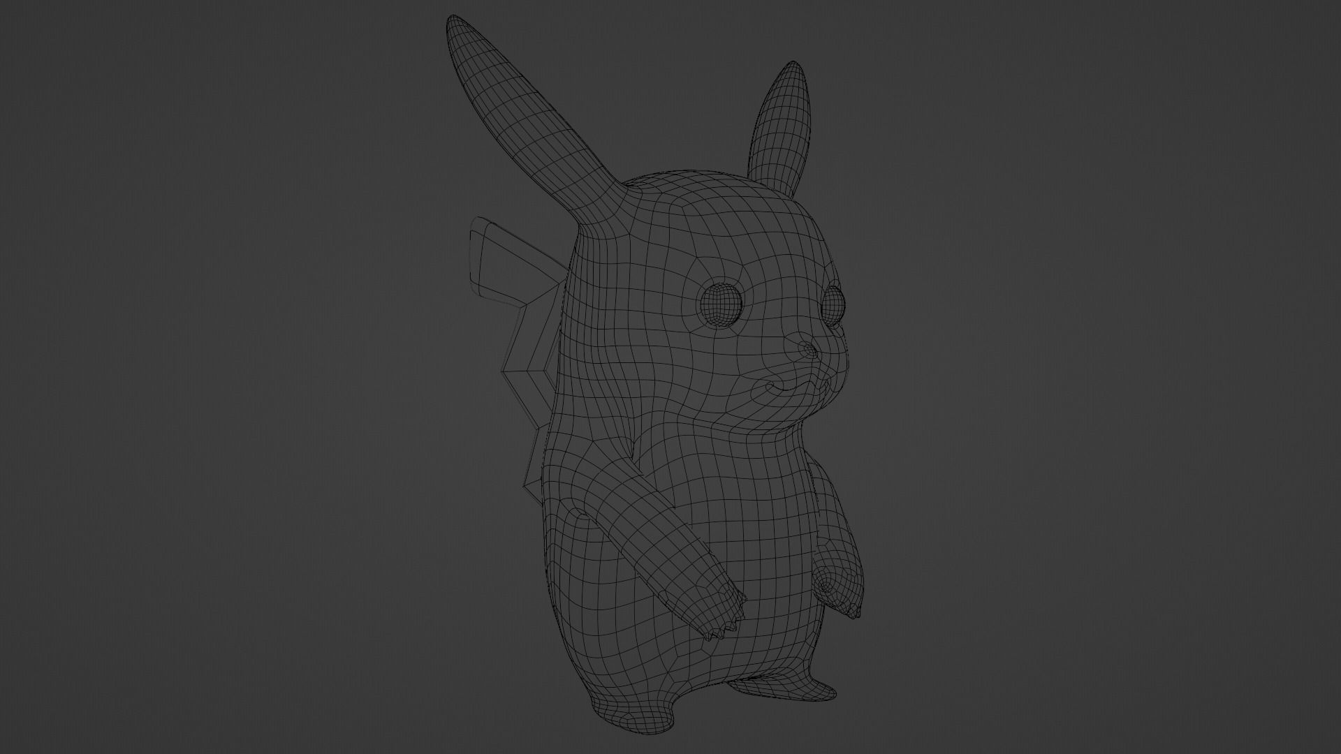 Pikachu  3D model_5