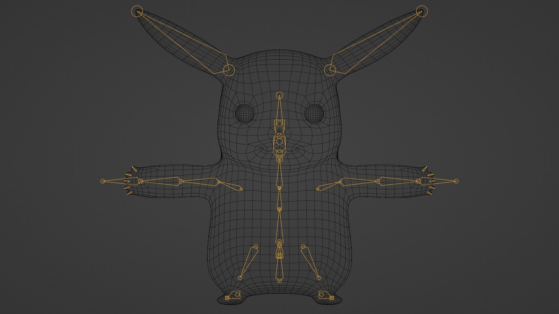 Pikachu  3D model_6