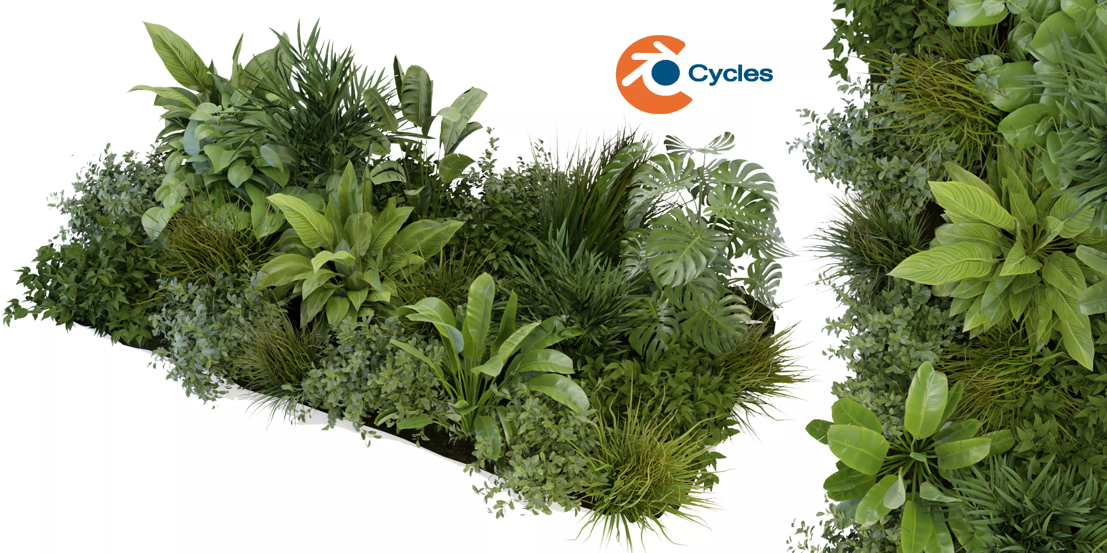 Collection plant vol 283 - blender model 3D model