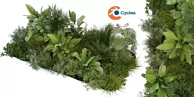 Collection plant vol 283 - blender model 3D model