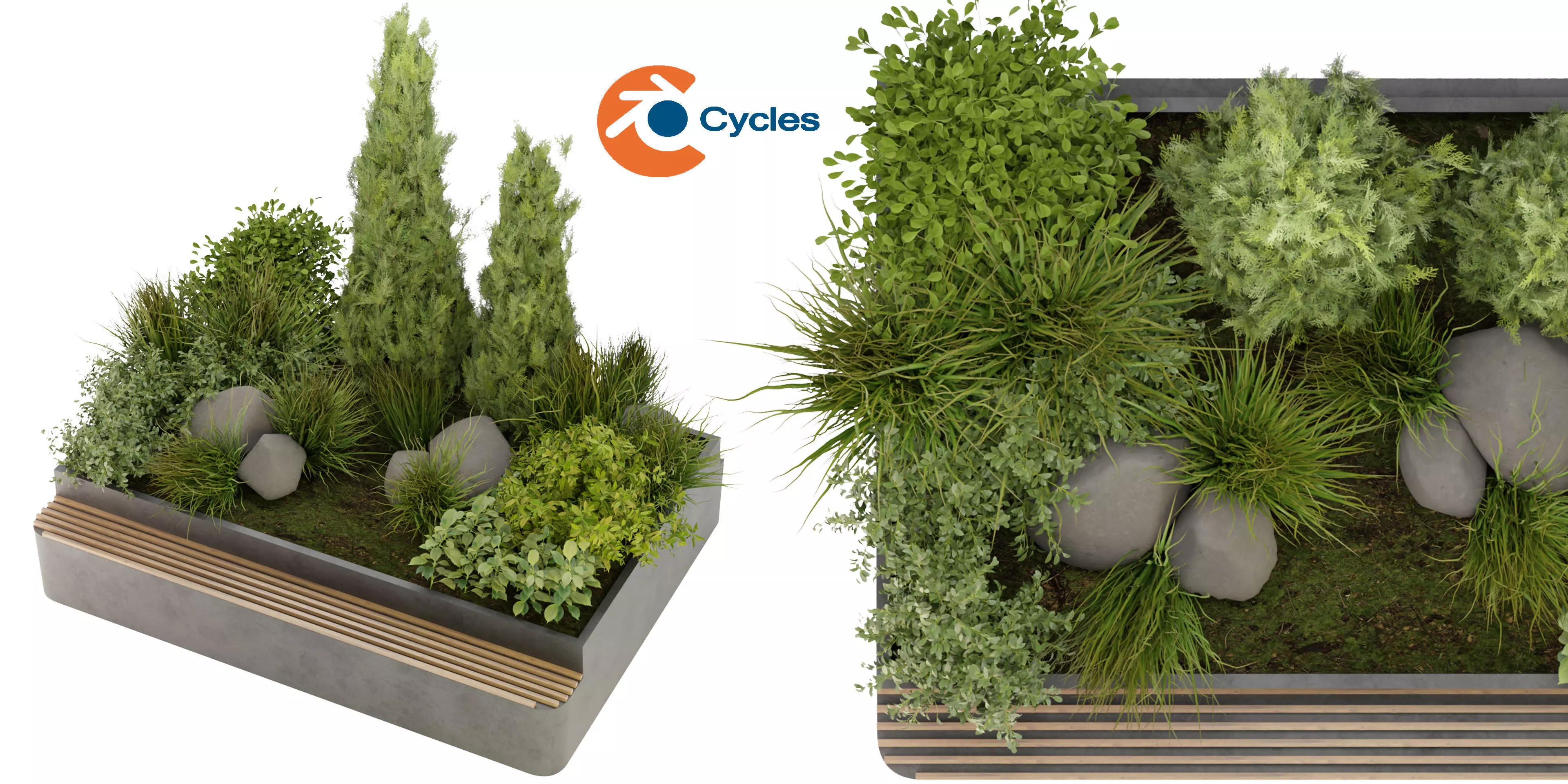 Collection plant vol 284 - blender model 3D model_0