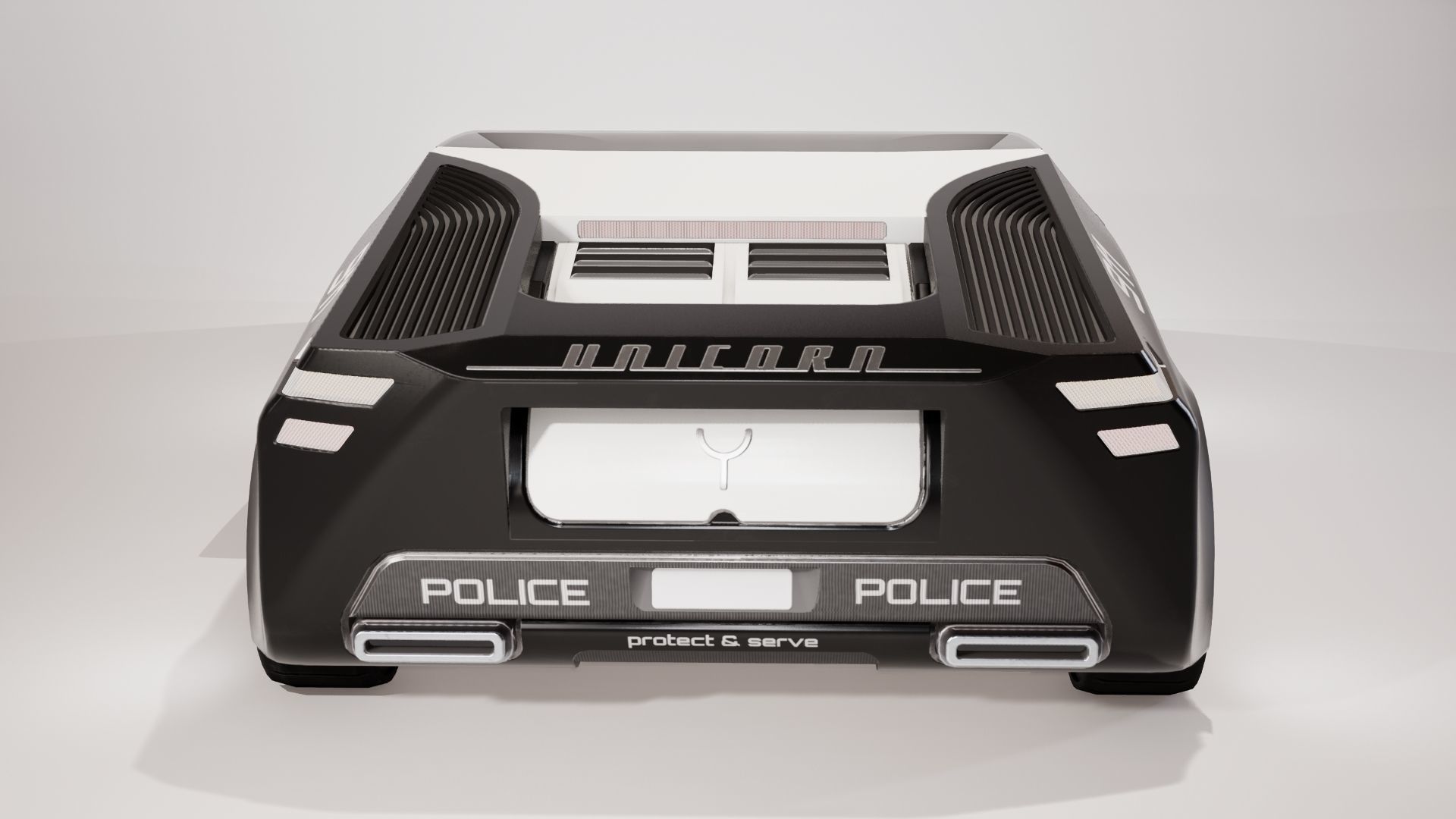 Sci-Fi Car 1 Low-poly 3D model_24