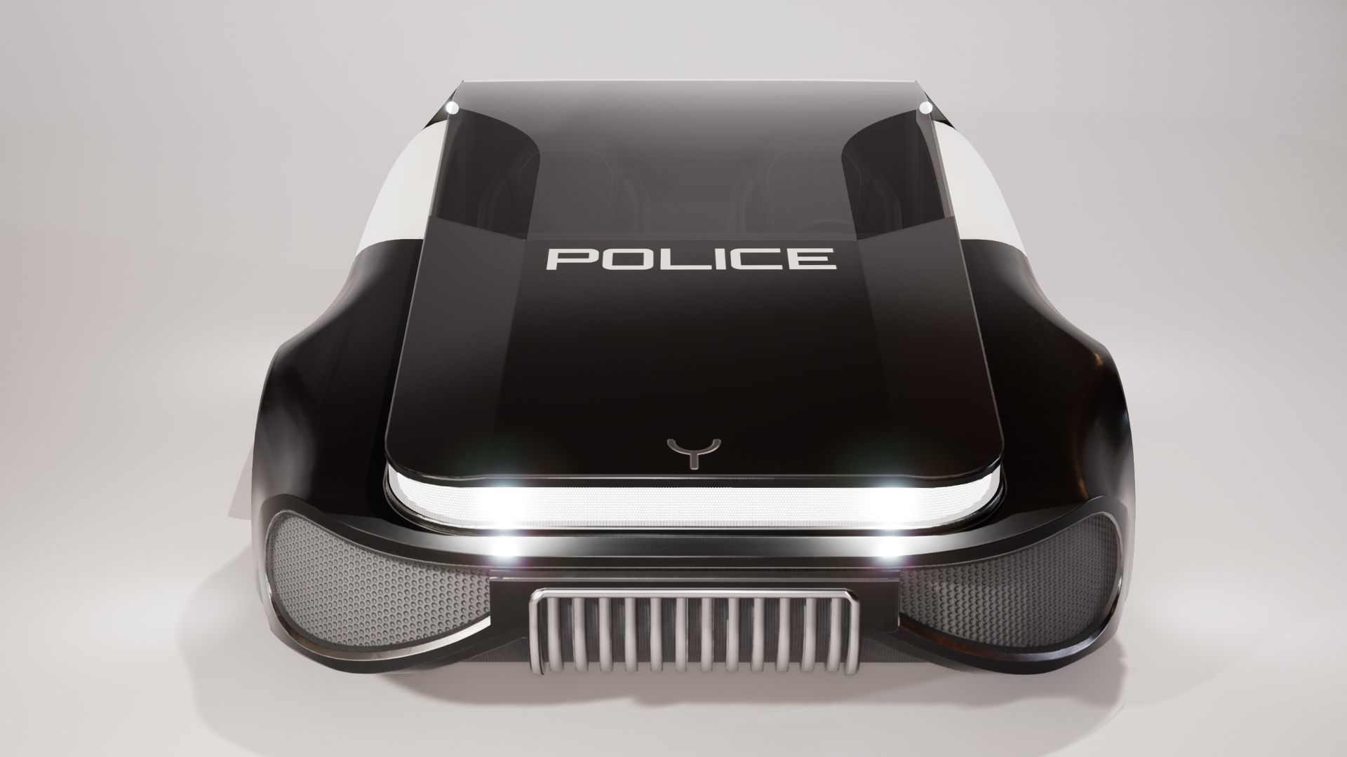 Sci-Fi Car 1 Low-poly 3D model_25