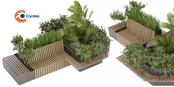 Collection plant vol 285 - blender model