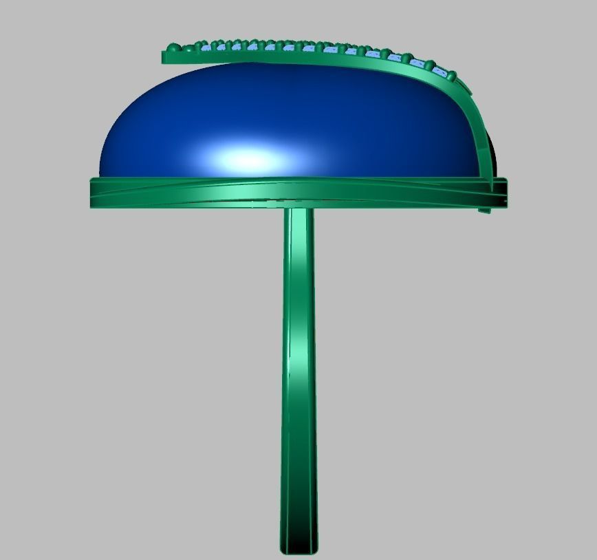 Diamond ring 0571 3D printable model 11 3D print model_15