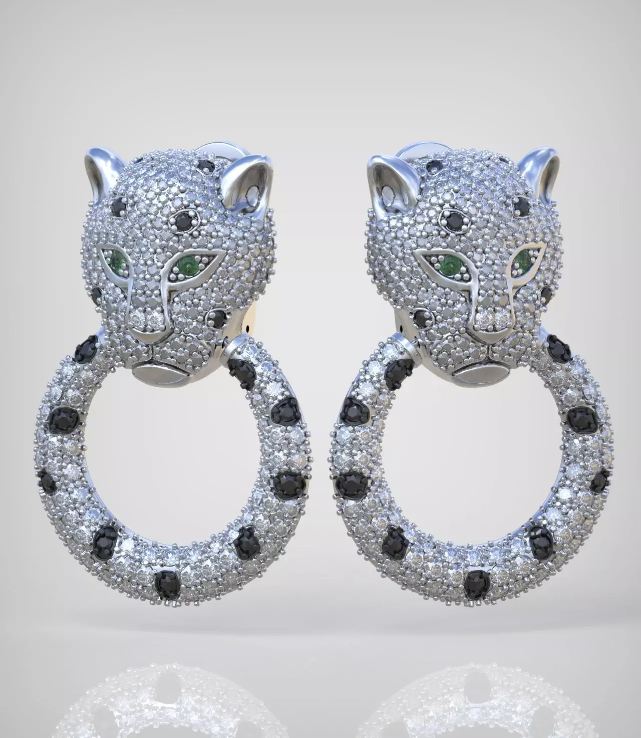 Earring model 332 3D printable model16 3D print model