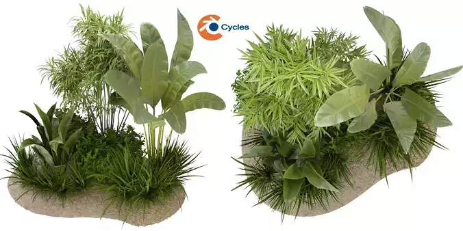 Collection plant vol 288 - blender model 