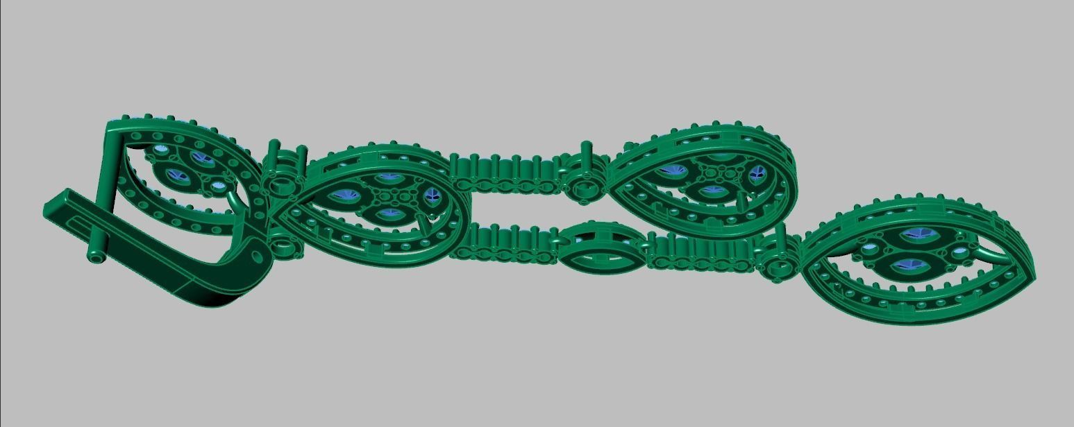 Earring model 0334 3D printable model-10 3D print model_18