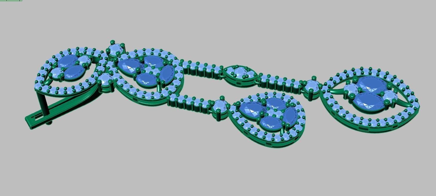 Earring model 0334 3D printable model-10 3D print model_17