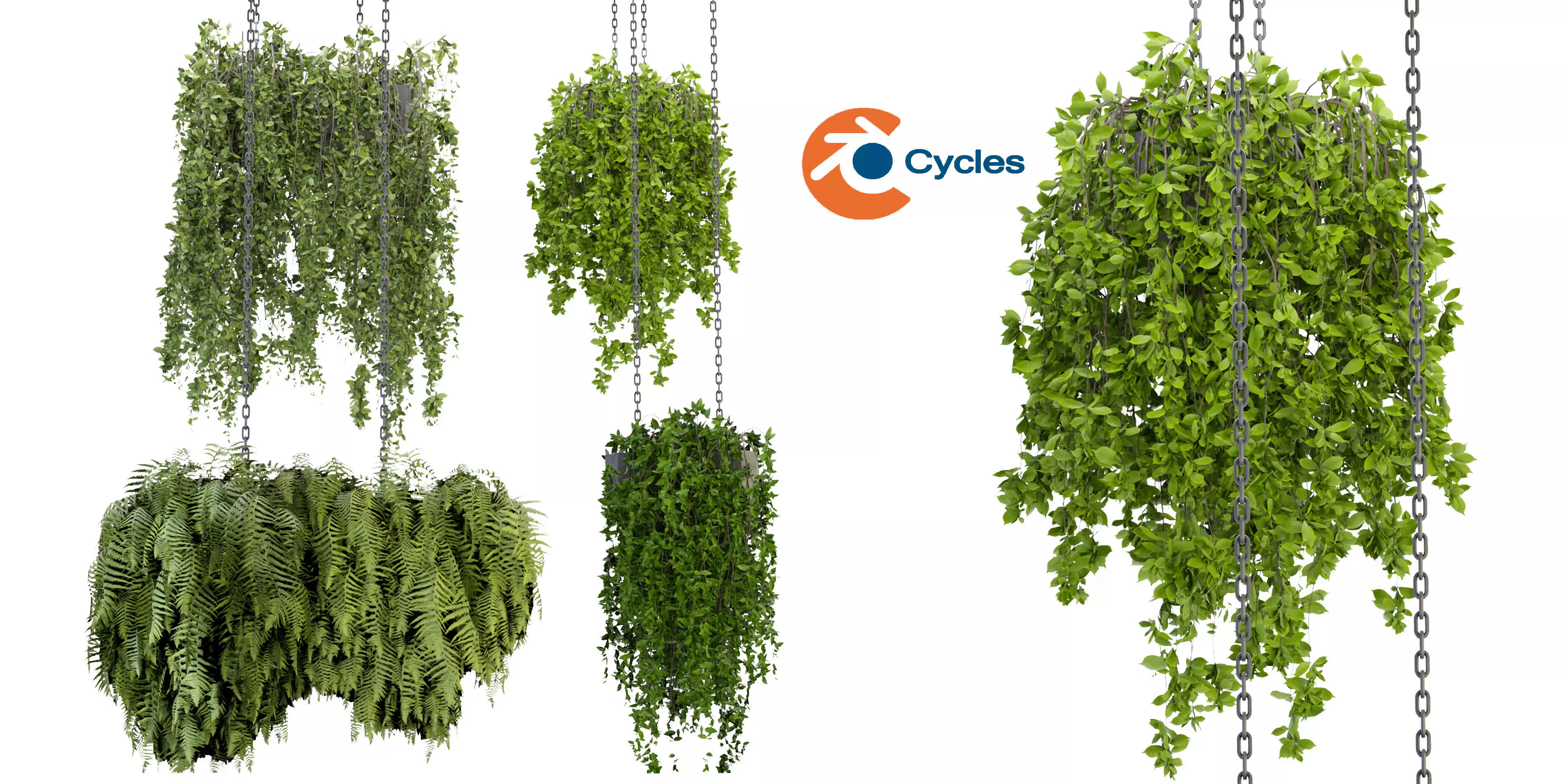 Collection plant vol 291 - blender model  3D model_0