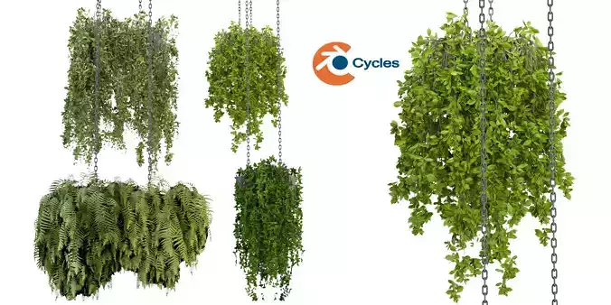 Collection plant vol 291 - blender model 