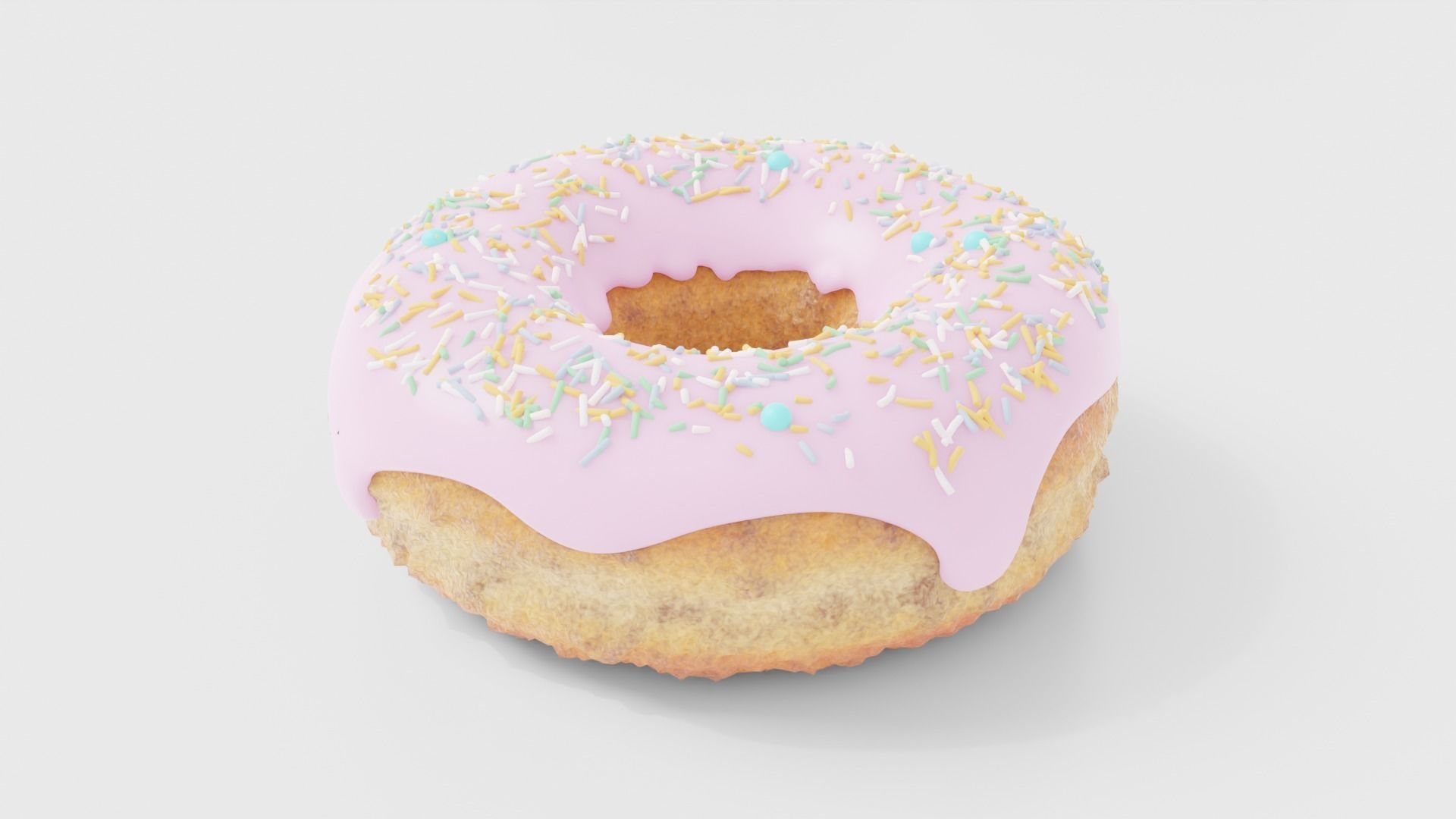 9 Donuts Set 3D model_7