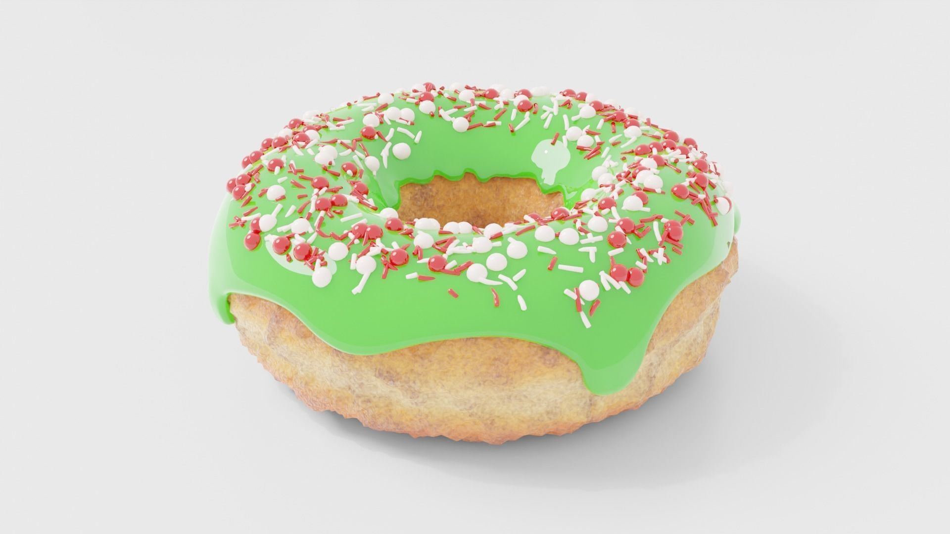 9 Donuts Set 3D model_11