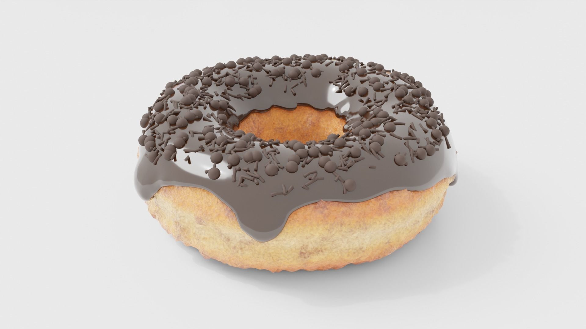 9 Donuts Set 3D model_8