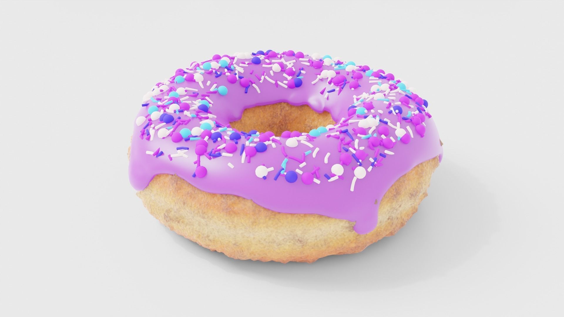 9 Donuts Set 3D model_12