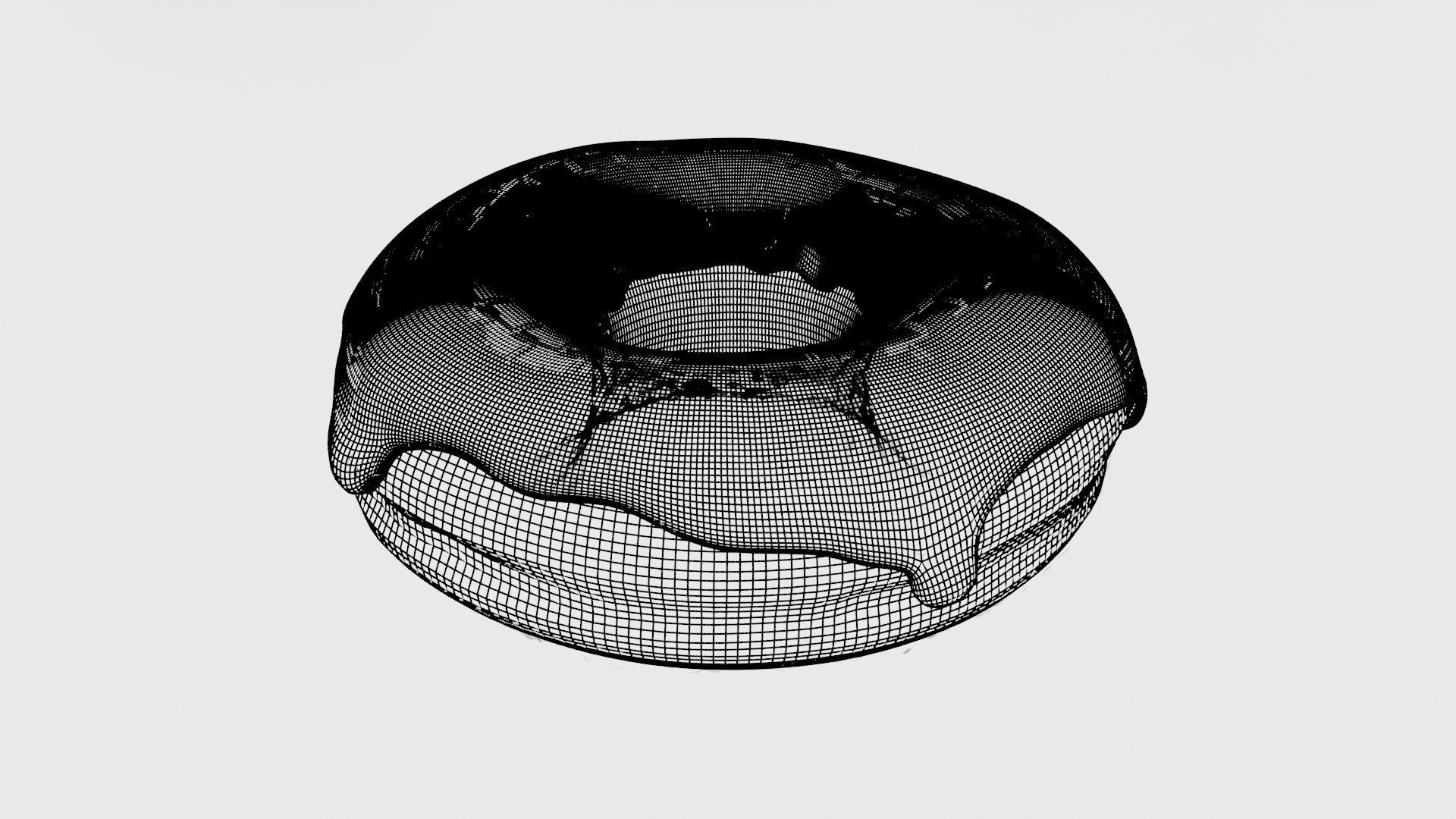 9 Donuts Set 3D model_15