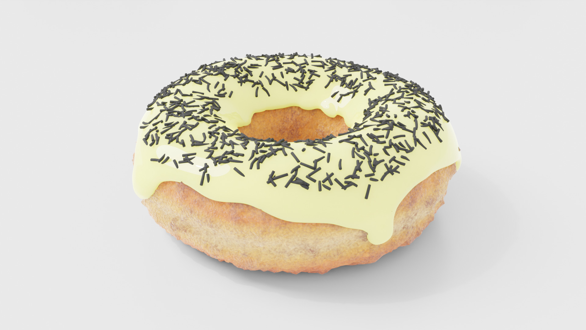 9 Donuts Set 3D model_5