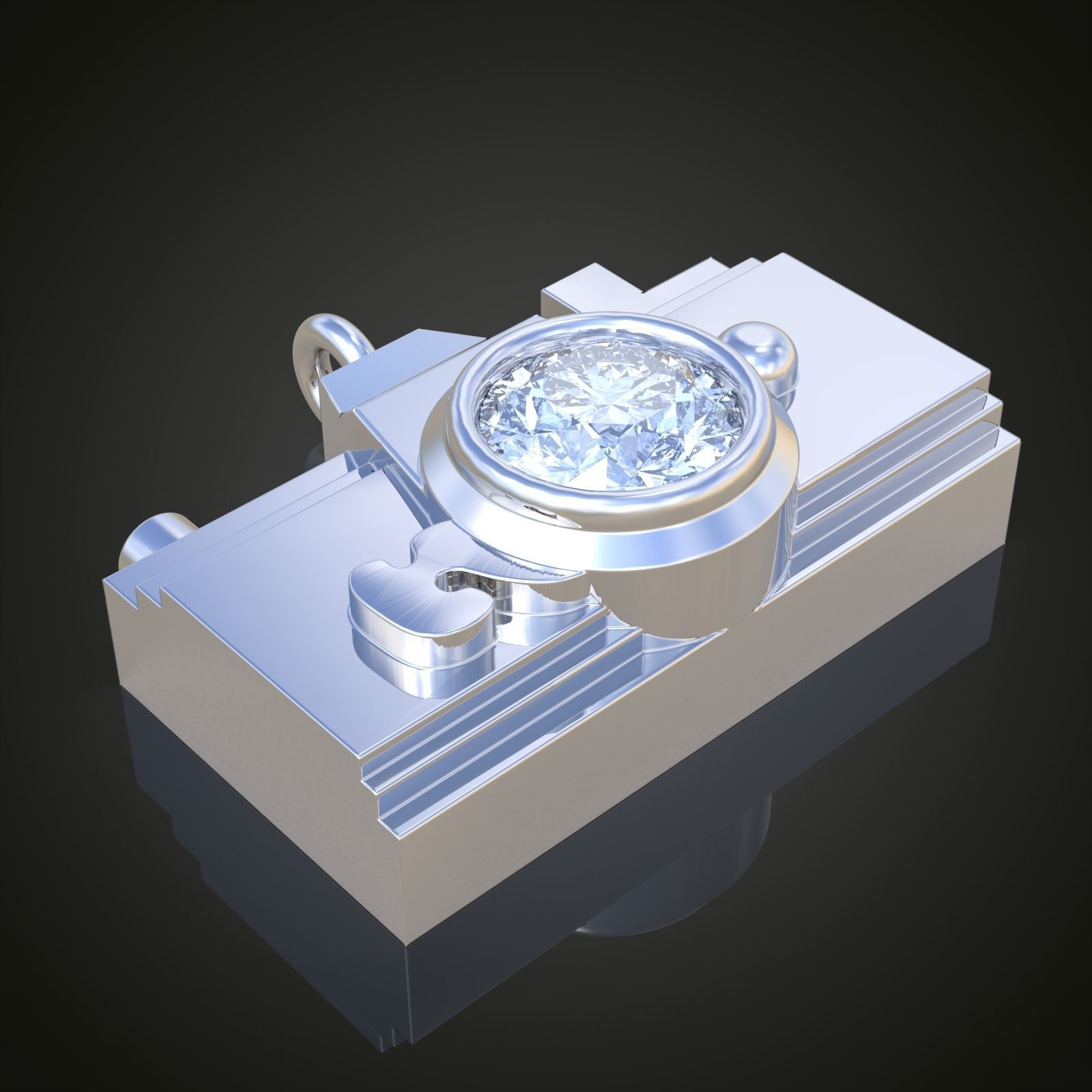Exclusive Pendant model 3D 0167 printable model 3D print model_1