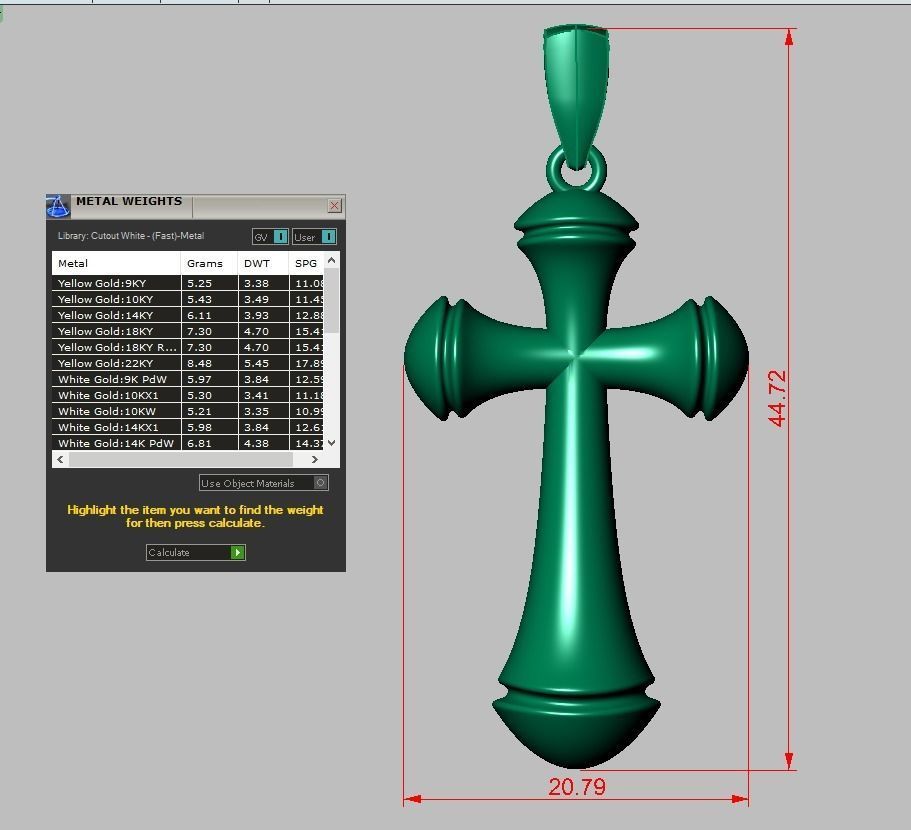 Pendant model 3D 0170 printable model 3D print model_11