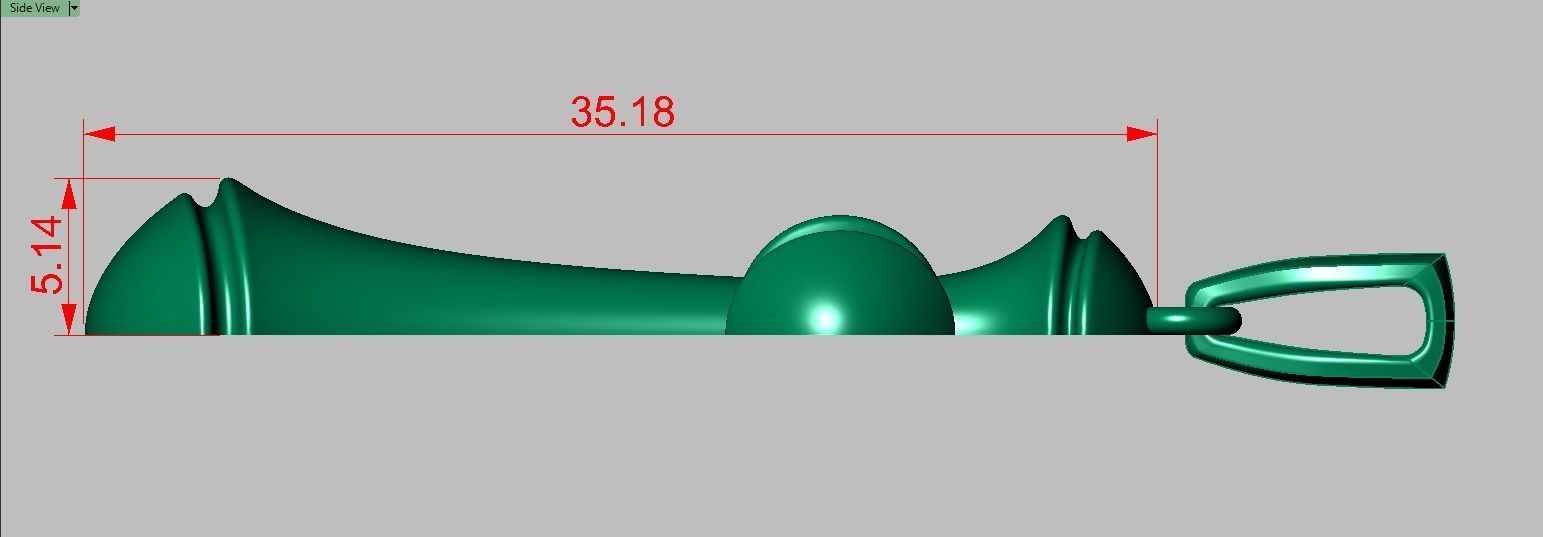 Pendant model 3D 0170 printable model 3D print model_8