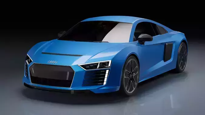 Audi R8 E-Tron 2016 3D model