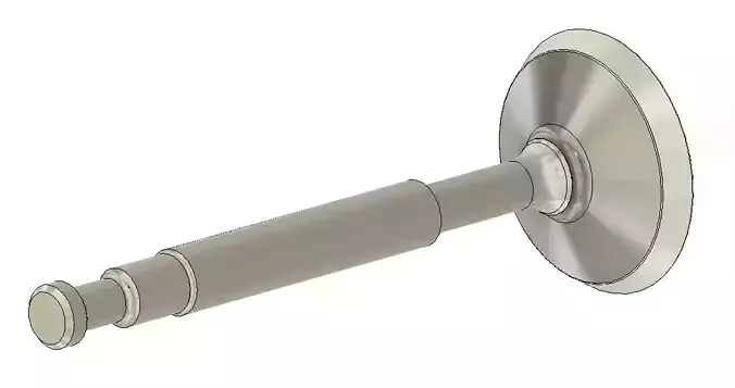 Inlet Valve - 4T Engine 3D model