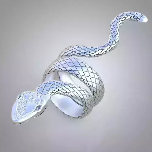 Snake ring 0274 3D printable model 